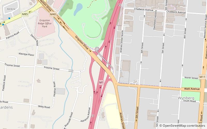 grayston drive johannesburgo location map