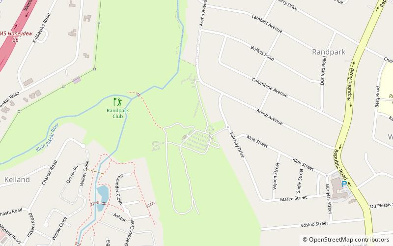 Randpark Golf Club location map