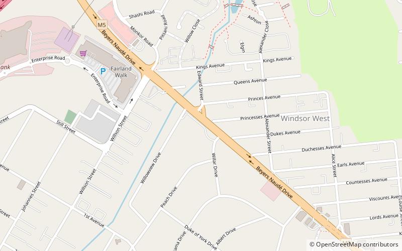 Beyers Naudé Drive location map