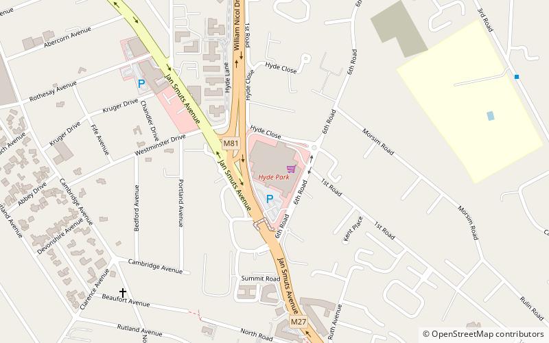Hyde Park Corner Shopping Centre location map