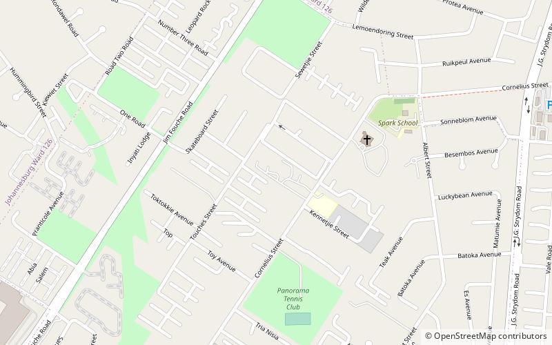 st michael and all angels anglican church johannesbourg location map