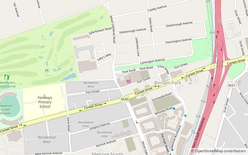 Blubird Shopping Centre location map