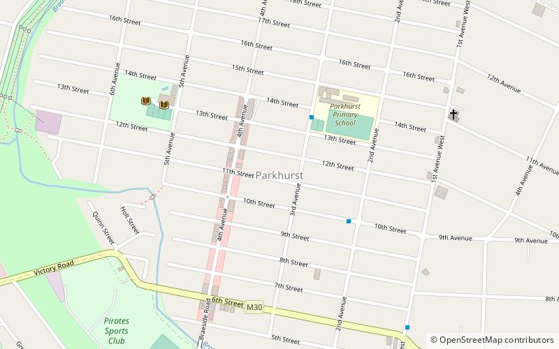 parkhurst johannesbourg location map