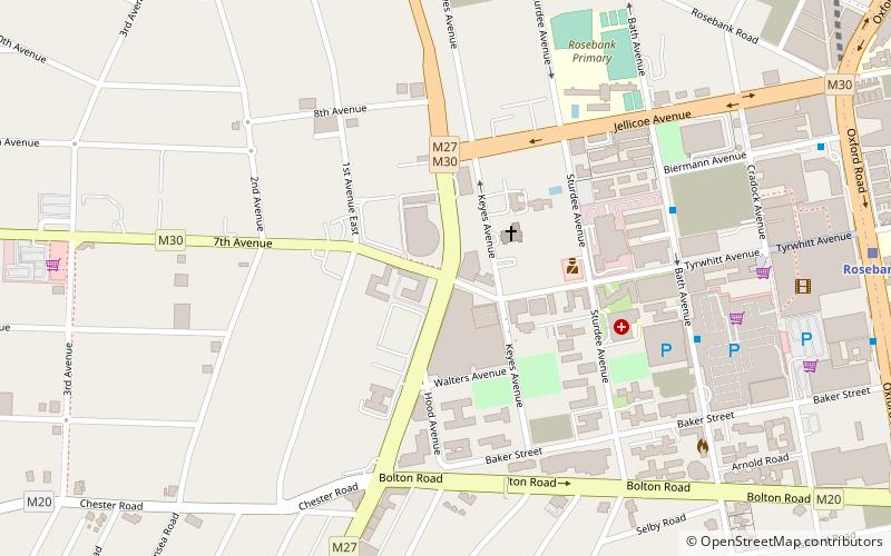 Jan Smuts Avenue location map