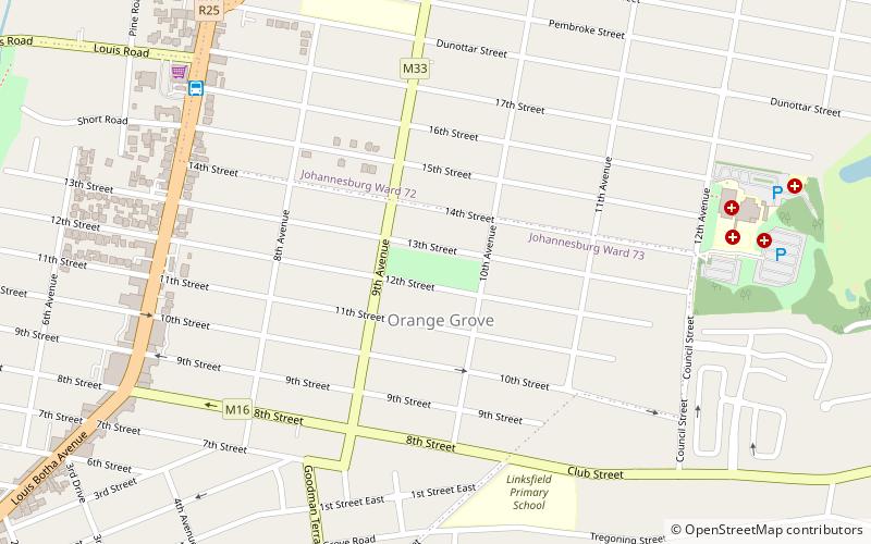 Orange Grove location map