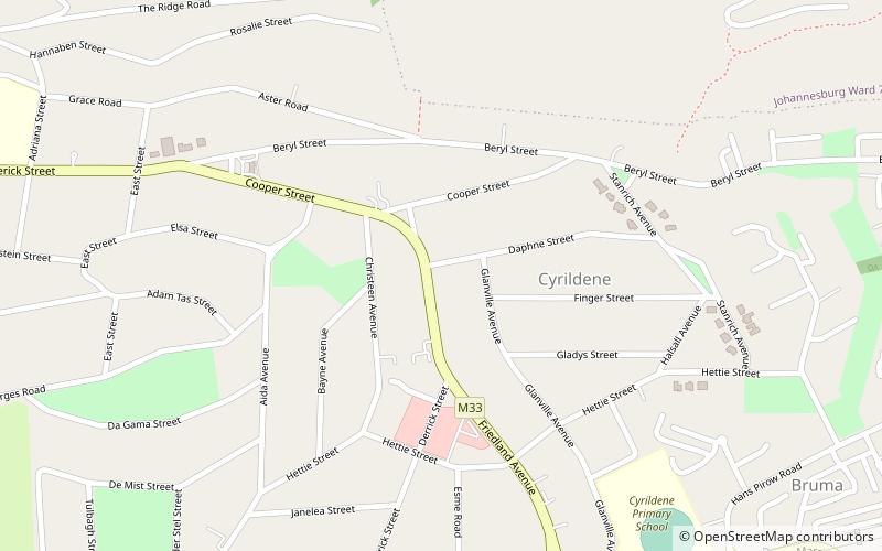 Cyrildene location map
