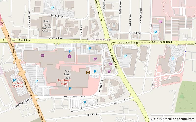 east rand mall benoni location map