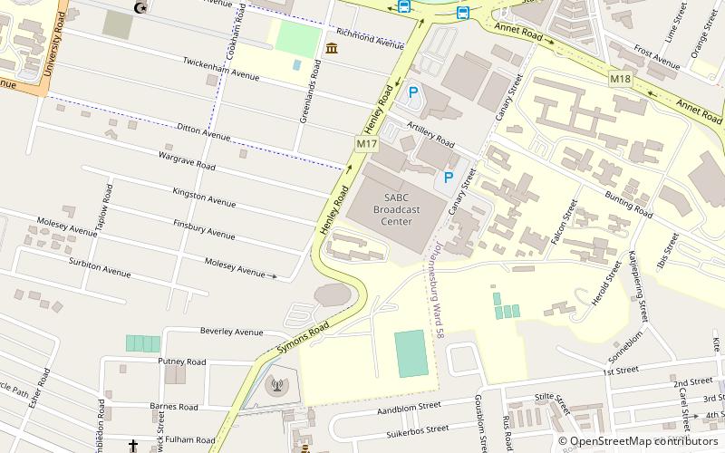 Auckland Park location map