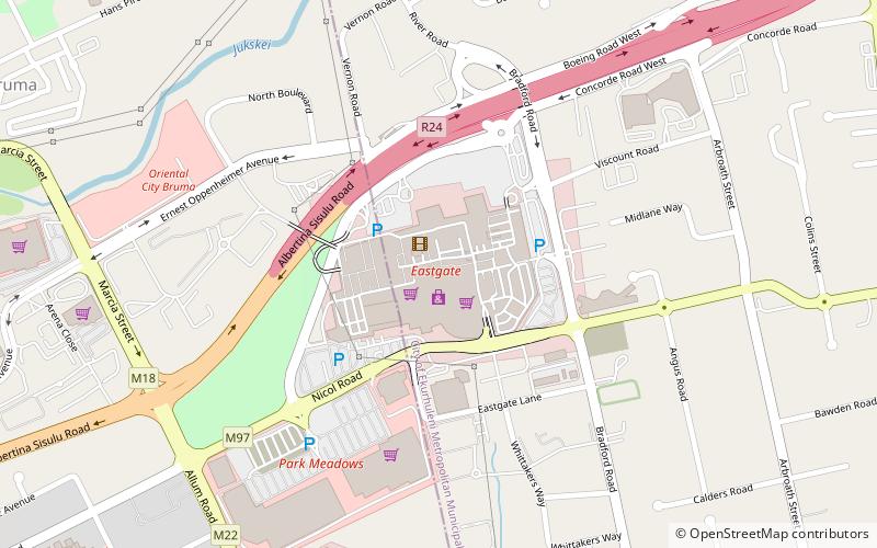 Eastgate Shopping Centre location map