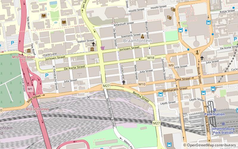 Juta Street Precinct location map