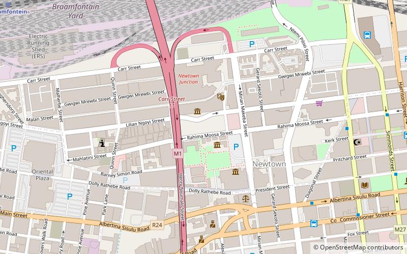 mary fitzgerald square johannesburg location map