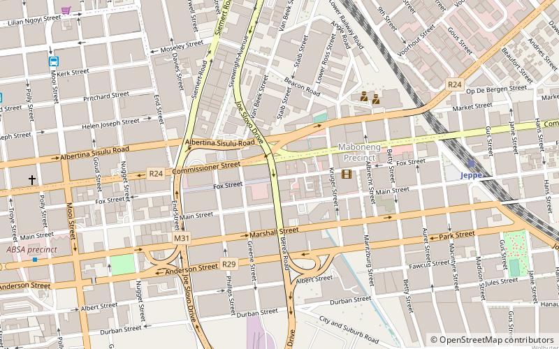 Arts on Main location map
