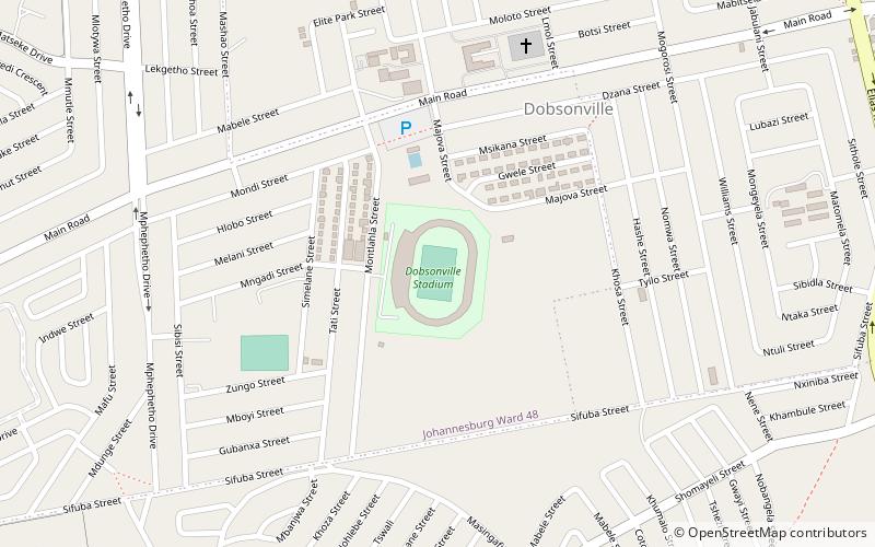 Dobsonville Stadium location map