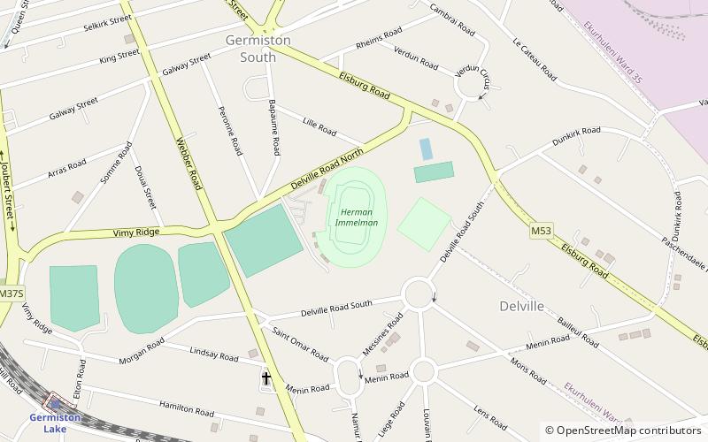 Germiston Stadium location map