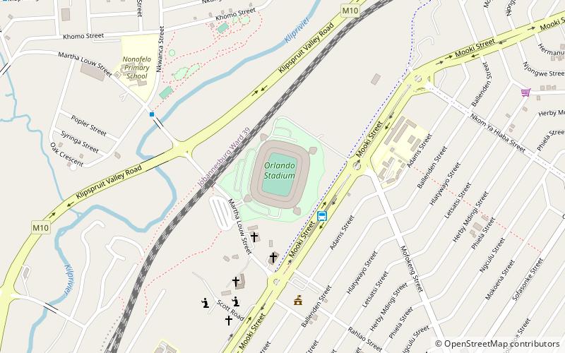 Orlando Stadium location map