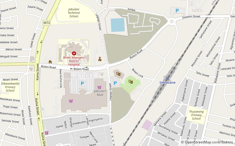 Soweto Theatre location map