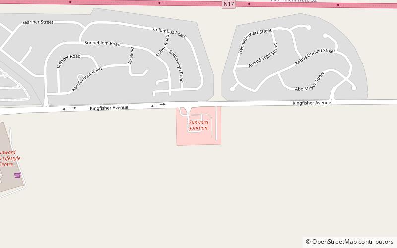 Zenex Sunward Park location map
