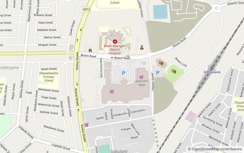 Jabulani Mall location map
