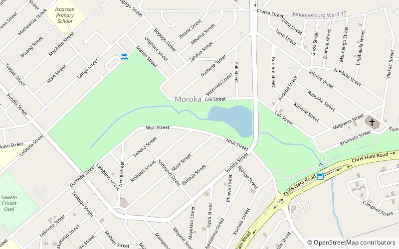 thokoza park johannesburg location map