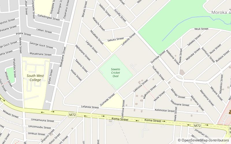 Soweto Cricket Oval location