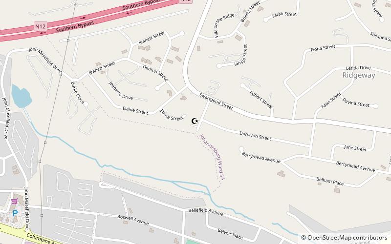 Ridgeway location map