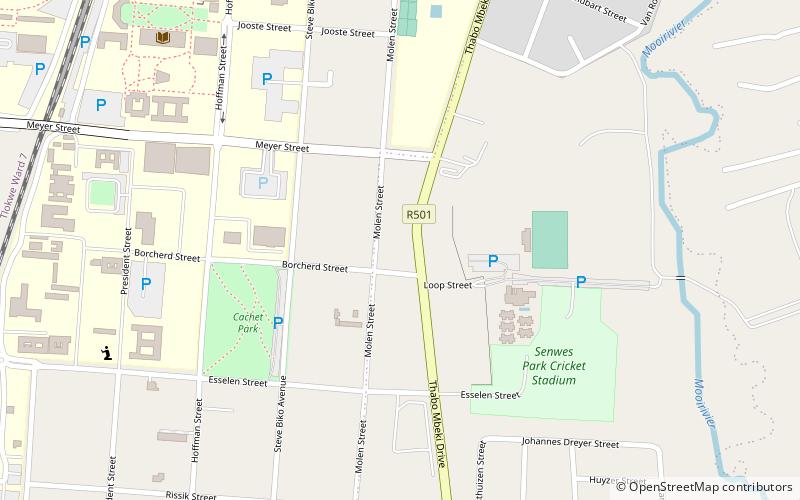 potchefstroom theological school location map