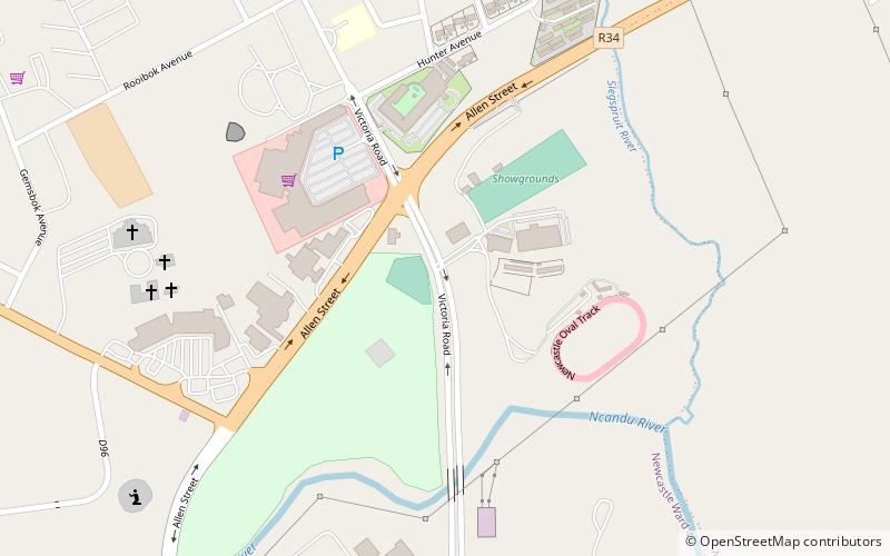 Newcastle location map