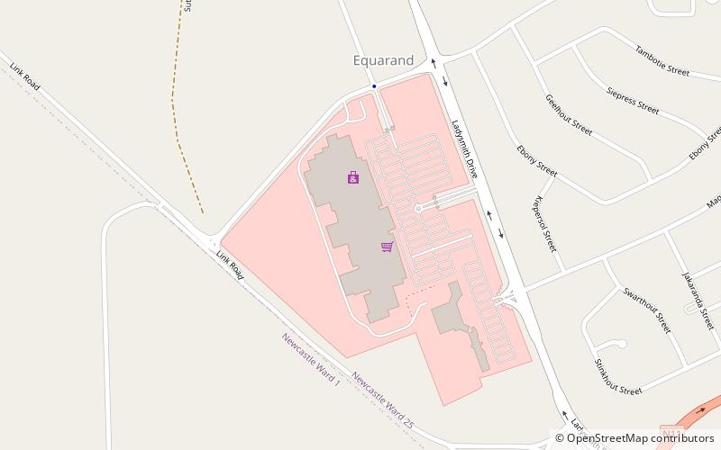 Newcastle Mall location map