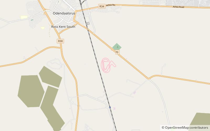 Phakisa Freeway location map