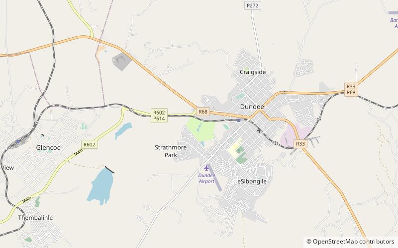 umzinyathi dundee location map