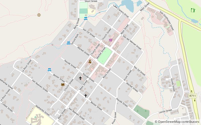 Clarens location map
