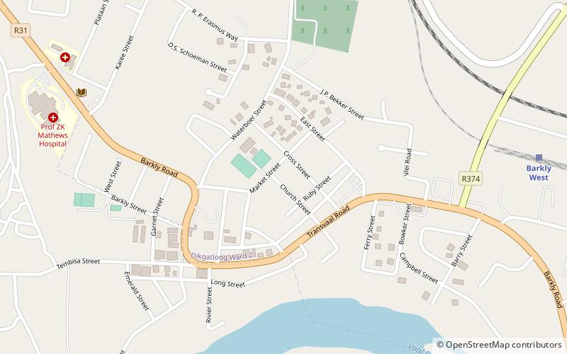 st marys church barkly west location map