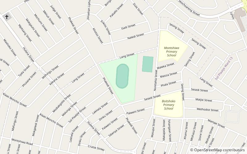 galeshewe stadium kimberley location map