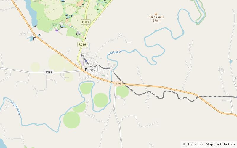 Okhahlamba location map