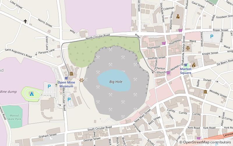 Wielka dziura location map