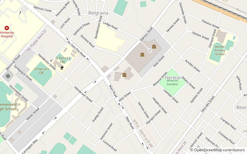 McGregor Museum location map