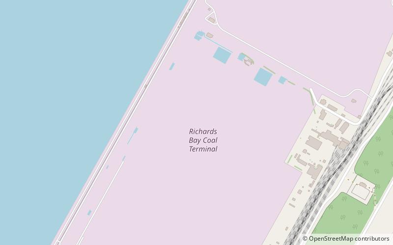 Richards Bay Coal Terminal location map