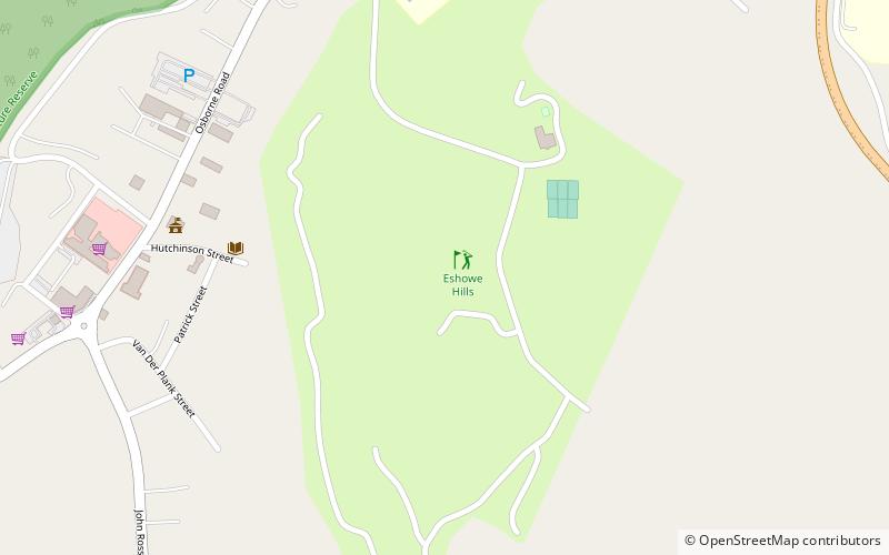 Eshowe Hills Golf Course location map