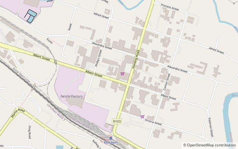 Estcourt location map