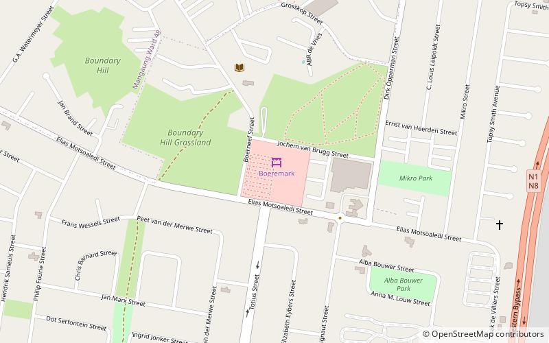 Boeremark location map