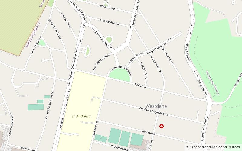 Westdene Park Market location map
