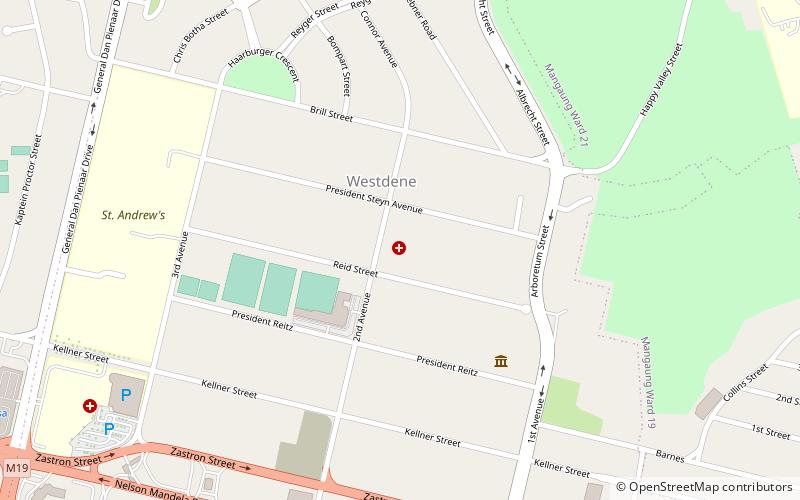 Westdene Stadium location map