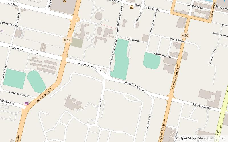 cathedral of st andrew and st michael bloemfontein location map