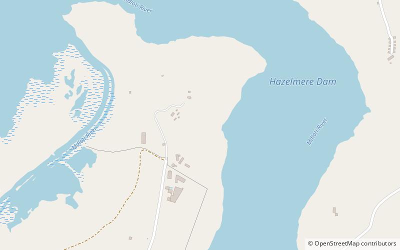 hazelmere dam location map