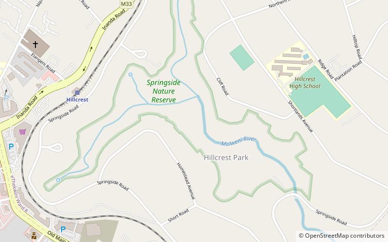 Springside Nature Reserve location map