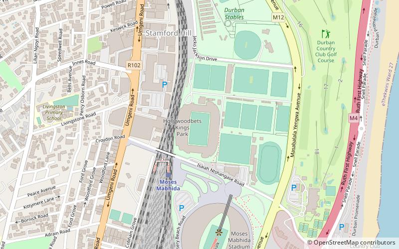 Kings Park Sporting Precinct location map