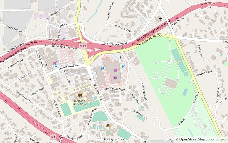 Westville Mall location map