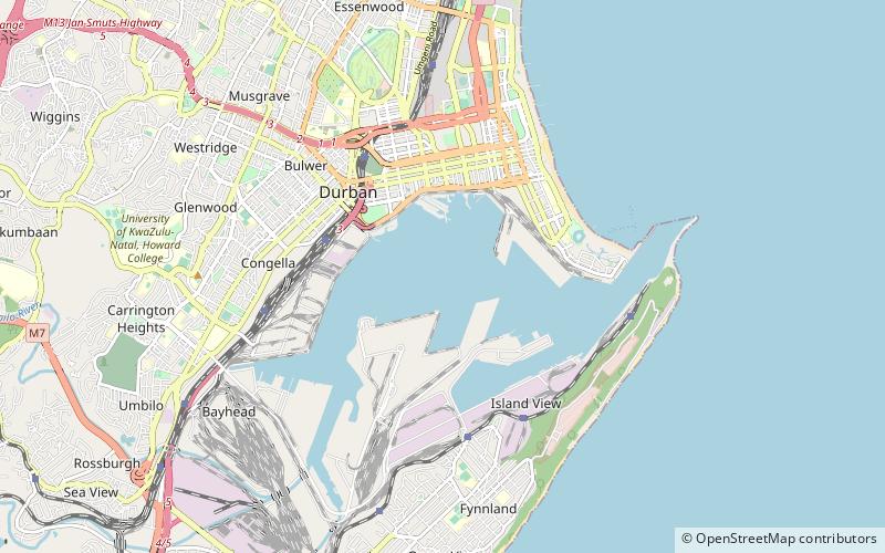 Port of Durban location map