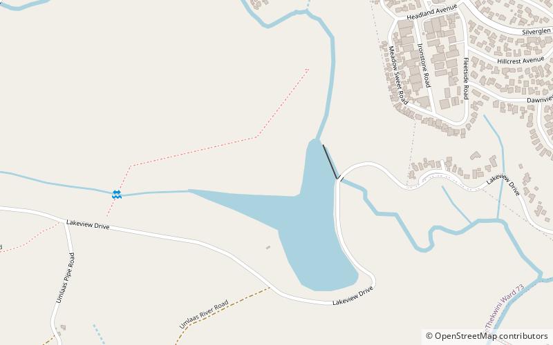 Silverglen Nature Reserve location map