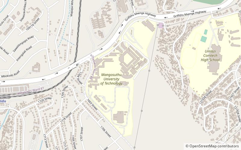 Mangosuthu University of Technology location map